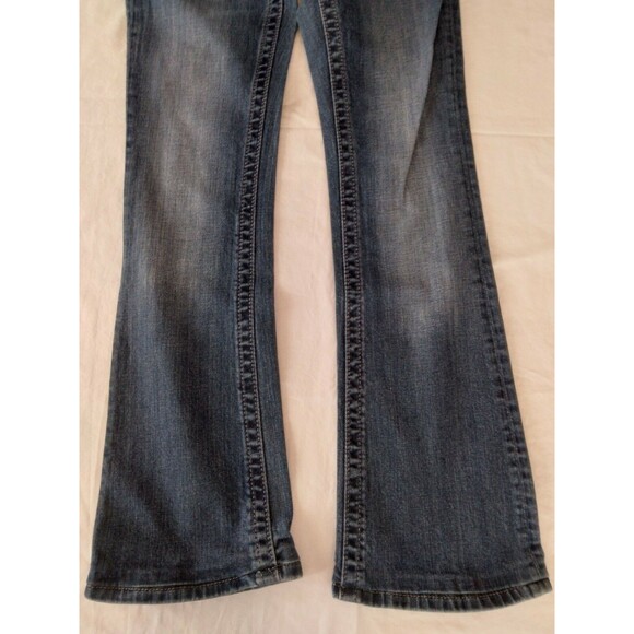 Miss Me Jeans Blue Medium Wash JP6050B2 Boot Cut Embellished Size 26 - Picture 3 of 8